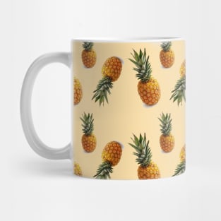 1980s girly tropical summer fruit pattern pineapple Mug
